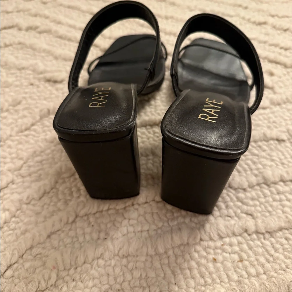 Raye Black Women's Heels Size 10 - Picture 3 of 5